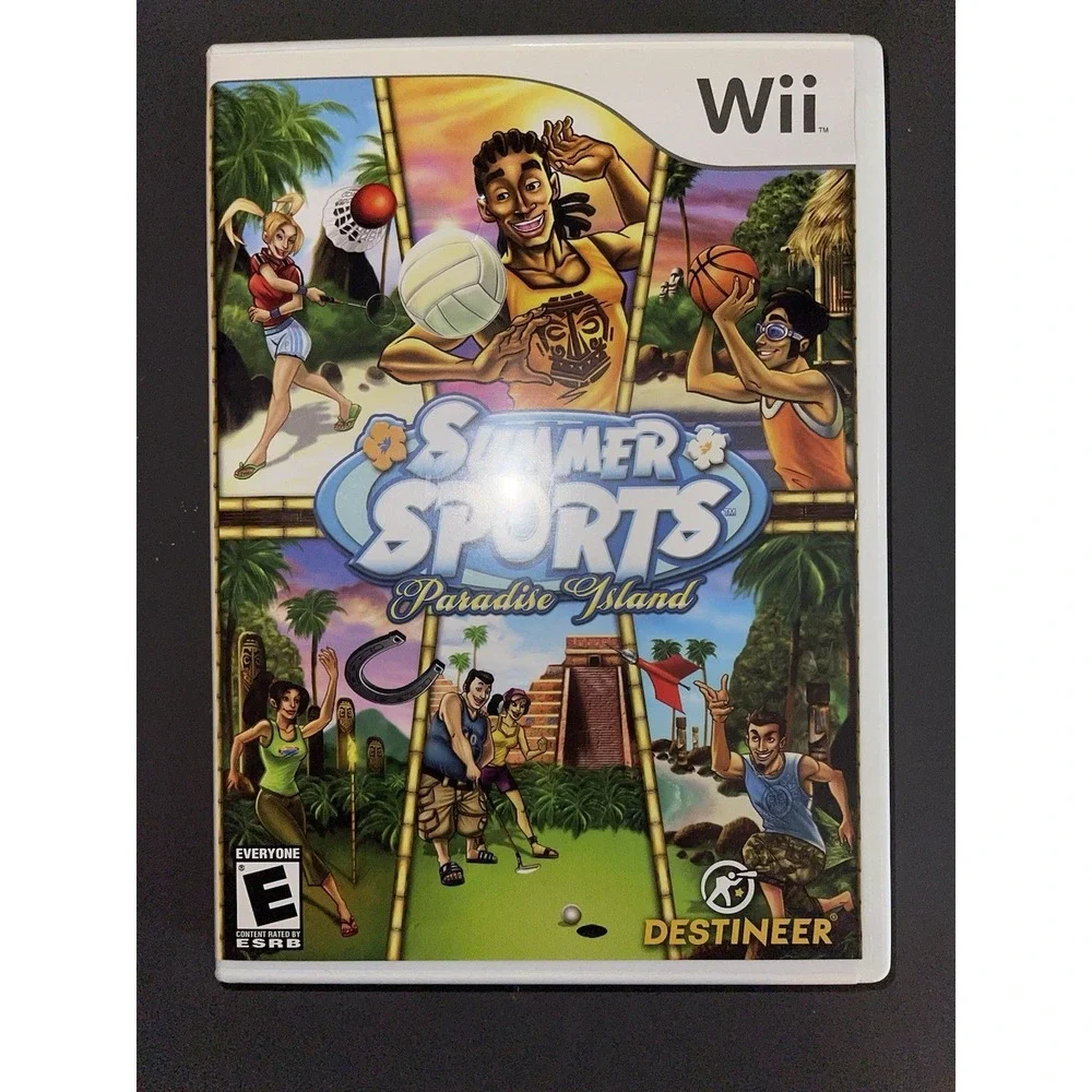 Nintendo Wii Summer Sports Paradise Island 2007 Complete.
